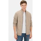 camel active Gebreid jack, zand, XXL