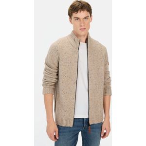 camel active Gebreid jack, zand, XXL