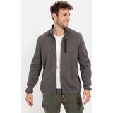 camel active - Fleecejack - Rock Grey - Modern Bovendeel