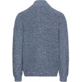 Camel Active - Trui - Blauw - Gemêleerd - Half Zip