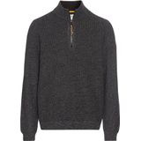 camel active - Gebreide Troyer - Donker Grijs - Katoenmix