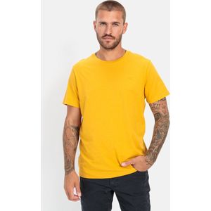 camel active T-Shirt, mit Logostickerei auf der Brust