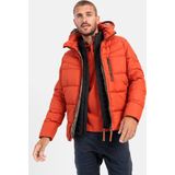 Camel Active - Poloshirt - Rood - Lange Mouwen - Gecertificeerd Biologisch Katoen