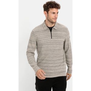 Camel Active - Poloshirt - Creme - Verkoelend Effect - Lange Mouwen