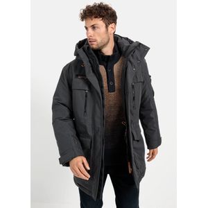 Camel Active - Winterjas - Grijs - 100% Polyester - Waterdichte Parka