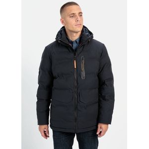 Camel Active - Winterjas - Donkerblauw - Hoofdmateriaal - Sluiting