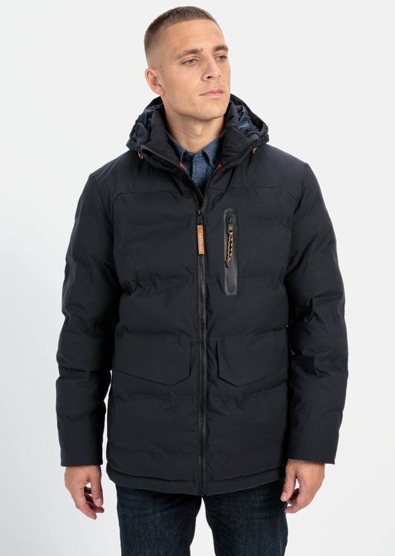 Camel Active - Winterjas - Donkerblauw - Hoofdmateriaal - Sluiting