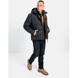 Camel Active - Trekkoord Winterjas - Regular Fit - Vuilafstotend - Camel