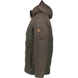 Camel Active - Winterjas - Khaki - Gewatteerd - Afneembare Capuchon