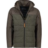Camel Active - Winterjas - Khaki - Gewatteerd - Afneembare Capuchon
