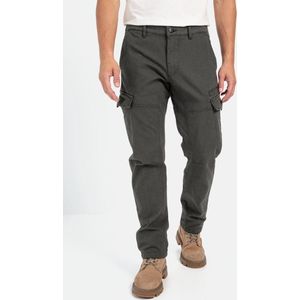 camel active Cargobroek voor heren, relaxed fit, groen, 31W / 30L