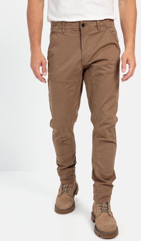 camel active - Tapered Fit Worker Chino - Bruin