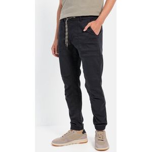 Camel Active - Tapered Fit Tuinbroek - Zwart - Katoen