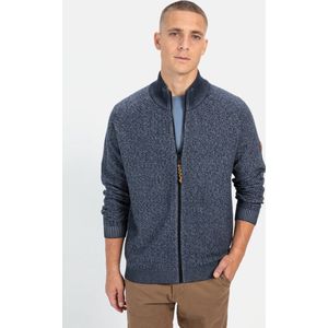 Camel Active - Gebreid Vest - Donkerblauw - Katoen/Acryl