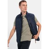 Henley - T-shirt - Kaki - Korte Mouwen - Regular Fit - Knoopsluiting