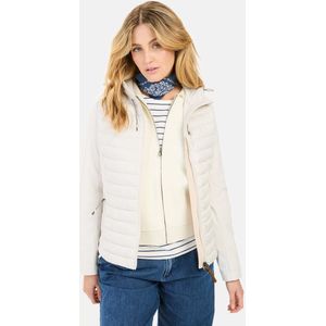 camel active - Gewatteerde Jas - Parel - Gemaakt van Gerecycled Polyester