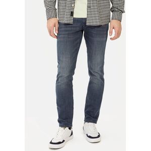 camel active - Madison - Slim Fit 5-Pocket Jeans - Blauw