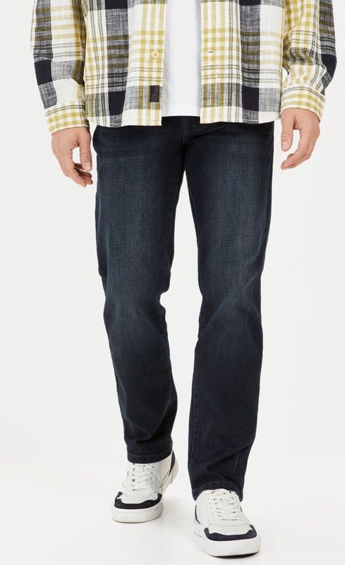 Camel Active - 5-Pocketbroek - Blauw - Katoen/Stretch