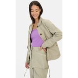 Blazer - Katoen-Linnen - Groen - Garment-Dye