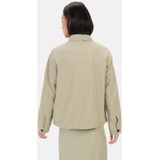 Blazer - Katoen-Linnen - Groen - Garment-Dye