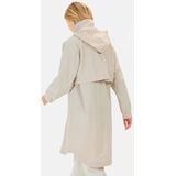 Camel Active - Jas - Zand - Katoenmix - Geïntegreerde Capuchon