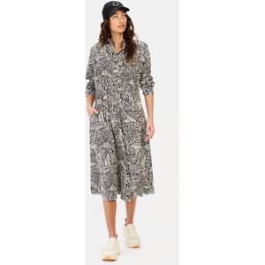 Camel Active - Blousejurk - Blauw - Katoen - Regular Fit