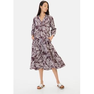 camel active - Middellange Zomerjurk - Bruin/Wit - AOP