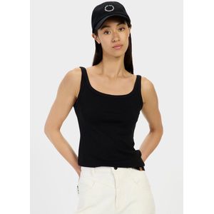 camel active - Basic Top - Zwart - Puur Katoen