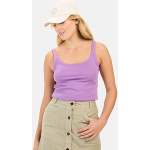 Camel Active - Basic Top - Paars - Katoen