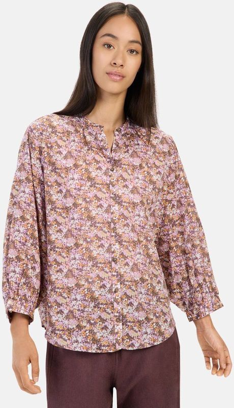 camel active - Blouse - Roze - All-over Print