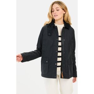 Camel Active - Fieldjack - Barnjas - Marineblauw - Corduroy Kraag, Afneembare Capuchon, Weerbestendig