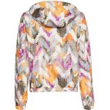 camel active Keerbare jas met all-over print en effen zijde - Maat womenswear-34 - Violet