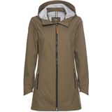 camel active Softshelljack made from recycled polyester - Maat womenswear-34 - Donker Groen