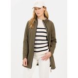 camel active Softshelljack made from recycled polyester - Maat womenswear-34 - Donker Groen