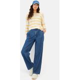 Pullover - Ronde Hals - Halflange Mouwen - 100% Katoen - Zacht