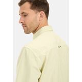 camel active - Katoenen Herenhemd - Lichtgroen - Lange Mouwen - Regular Fit