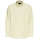 camel active - Katoenen Herenhemd - Lichtgroen - Lange Mouwen - Regular Fit