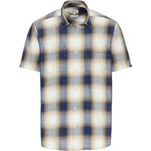 Camel Active - Korte Mouwen Overhemd - Blauw - 100% Katoen