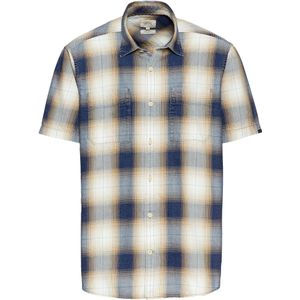 Model - Overhemd - Blauw - Katoen - Kent-kraag