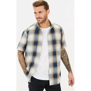 Overhemd - Kent-kraag - Twill - Indigo - 100% Katoen