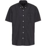 Camel Active - Casual Overhemd - Donkerblauw - Korte Mouw