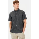 Camel Active - Overhemd - Dark Navy - Korte Mouwen - Met Borstzak