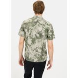 camel active - Shirt - Katoen - Khaki - Regular Fit