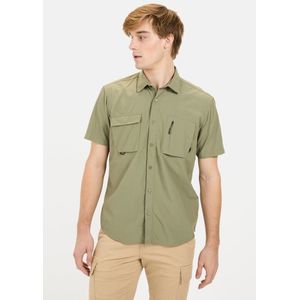 Camel Active - Kortärmelige Overhemd - Lichtblauw - 100% Polyamide