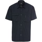 Camel Active - Kortärmelige Overhemd - Blauw - 100% Polyamide