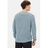Camel Active - Gebreide Trui - Licht Blauw - Katoen