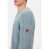 Camel Active - Gebreide Trui - Licht Blauw - Katoen