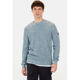Camel Active - Gebreide Trui - Licht Blauw - Katoen