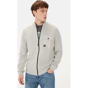 Camel Active - Vest - Grijs - Katoen/Polyester - Regular Fit