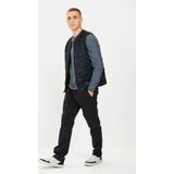 camel active - Henley-shirt - Katoen-Linnenmix - Camel